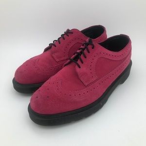 Dr. Martens 3989 Suede Brogue Shoes Wingtips